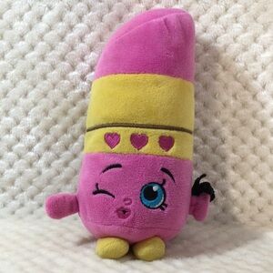 Shopkins Lippy Lips Plush Moose Lippy Lip Character 2013 Imports Dragon 💄🛍️